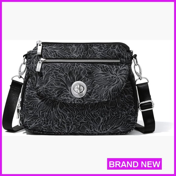 Lightweight Crossbody Bag Water-Resistant Travel Purse RFID Protection